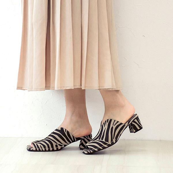 ミュール サンダル Vカット ローヒール 痛くない 柔らかい 洗える レディース クロールバリエ No.129202 ※SALE セール 交換返品不可 | COULEUR VARIE | 07