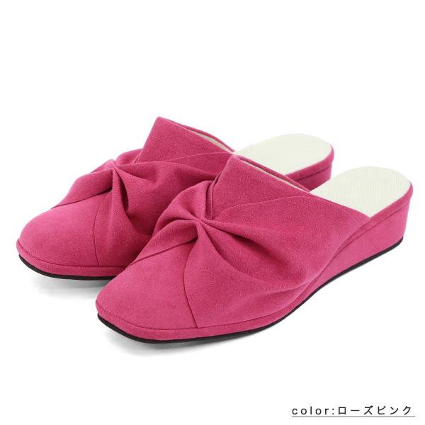 ルームシューズ リボン レディース スリッパ クロールバリエ リラクシング 家 ヒール 休日 洗える 洗濯機 シンプル SALE セール  No.144080 ※返品・交換不可 |  | 12