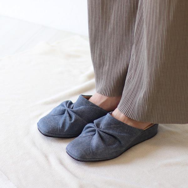 ルームシューズ リボン レディース スリッパ クロールバリエ リラクシング 家 ヒール 休日 洗える 洗濯機 シンプル SALE セール  No.144080 ※返品・交換不可 |  | 08