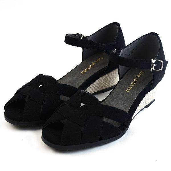 サンダル セパレート 幅広 甲高 レディース 3E 3e 痛くなりにくい ストラップ メッシュ編み 洗える  防臭 クロールバリエ 144201※返品・交換不可 | COULEUR VARIE | 03