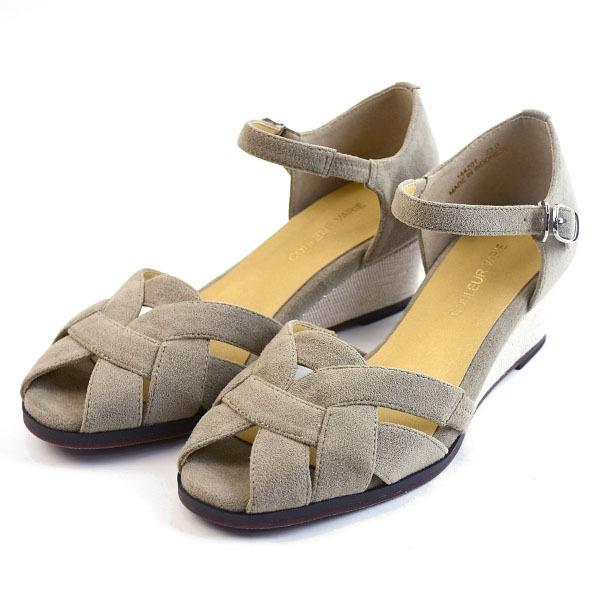 サンダル セパレート 幅広 甲高 レディース 3E 3e 痛くなりにくい ストラップ メッシュ編み 洗える  防臭 クロールバリエ 144201※返品・交換不可 | COULEUR VARIE | 04