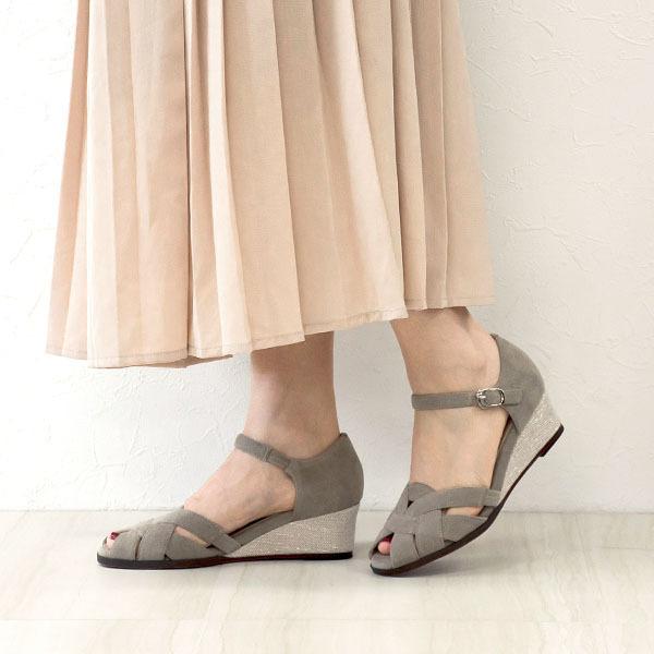 サンダル セパレート 幅広 甲高 レディース 3E 3e 痛くなりにくい ストラップ メッシュ編み 洗える  防臭 クロールバリエ 144201※返品・交換不可 | COULEUR VARIE | 08