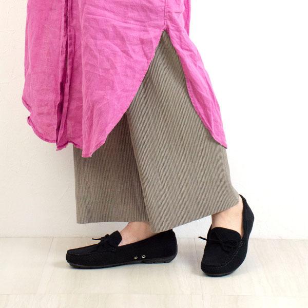 デッキシューズ リボン 痛くない 素足 靴 洗える  疲れない 柔らかい カジュアル 軽い  ドライブ  運転 クロールバリエ 151202※返品・交換不可 | COULEUR VARIE | 08