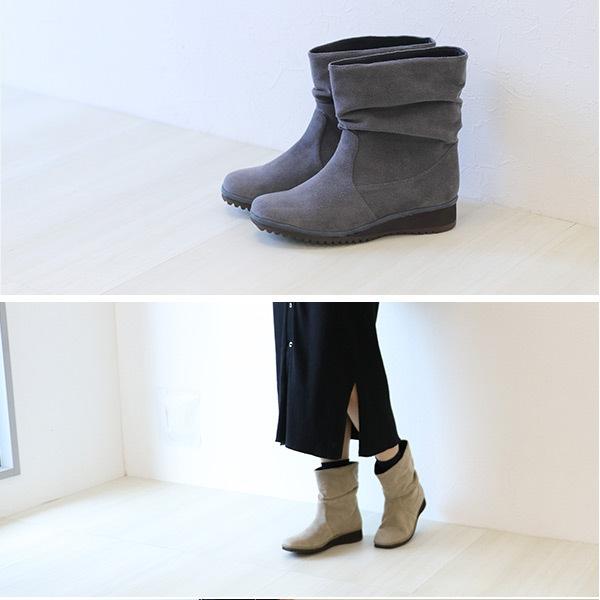 ハーフ ブーツ 軽量 3E 3e 4E クロールバリエ 幅広 甲高 外反母趾 洗える レディース 靴 シューズ シンプル 旅行 No.174285 セール ※交換返品不可 | COULEUR VARIE | 03