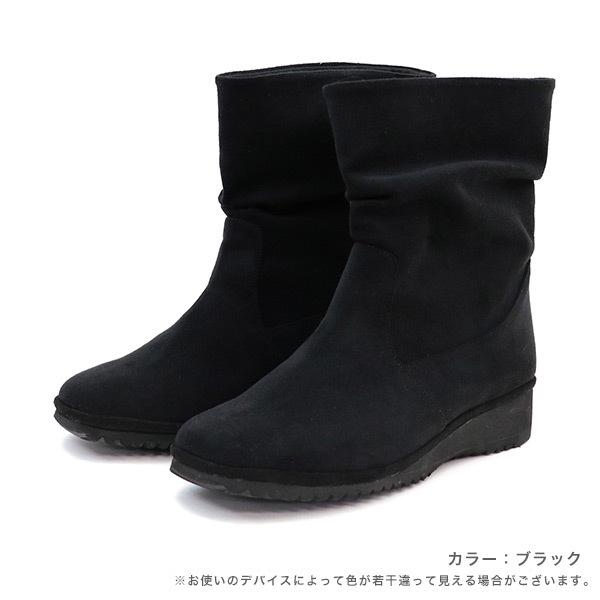 ハーフ ブーツ 軽量 3E 3e 4E クロールバリエ 幅広 甲高 外反母趾 洗える レディース 靴 シューズ シンプル 旅行 No.174285 セール ※交換返品不可 | COULEUR VARIE | 05