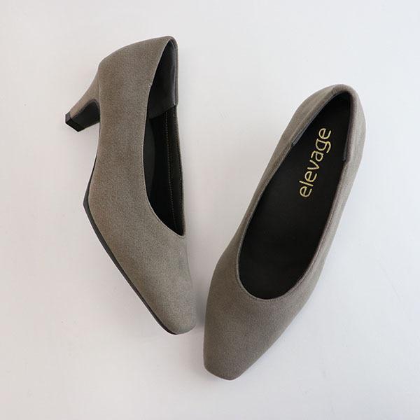 パンプス elevage エルバージュ 甲深 洗える 楽 3E幅 幅広 外反母趾 ヒール 通勤 No.174551e ※SALE セール 交換返品不可 |  | 06