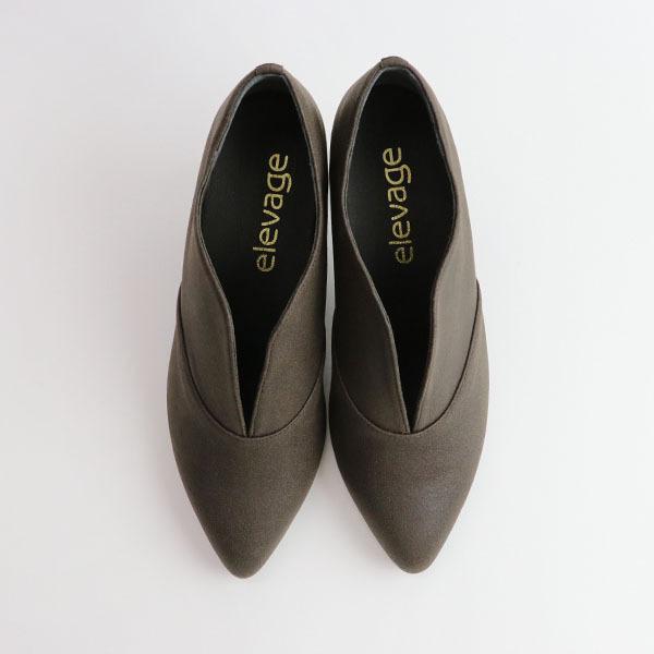 シューティ elevage エルバージュ パンプス エコレザー 痛くない クロールバリエ ヒール 3E 洗える 外反母趾 幅広 No.174552 セール ※交換返品不可 |  | 01