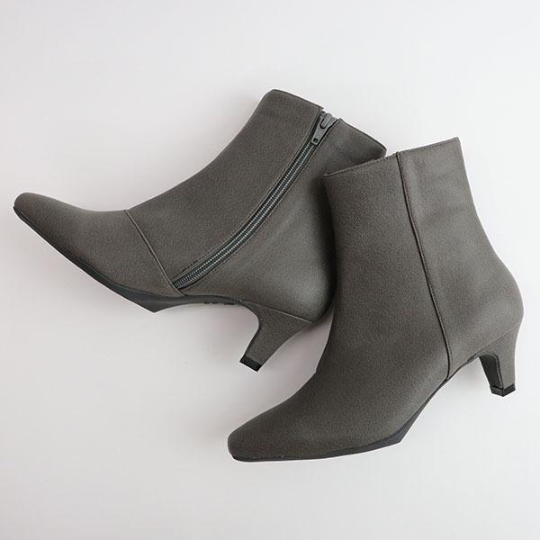 ショートブーツ elevage エルバージュ エコレザー 痛くない クロールバリエ 甲深 3E 洗える 外反母趾 No.174553 セール ※交換返品不可 |  | 05