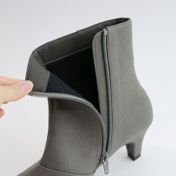 ショートブーツ elevage エルバージュ エコレザー 痛くない クロールバリエ 甲深 3E 洗える 外反母趾 No.174553 セール ※交換返品不可 |  | 08