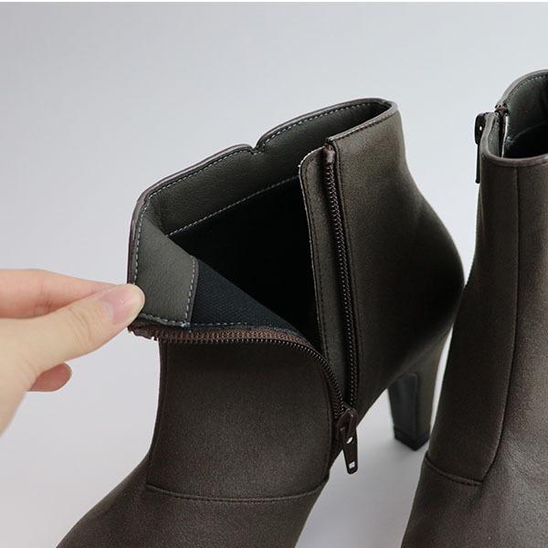 ショートブーツ elevage エルバージュ エコレザー 痛くない クロールバリエ 甲深 3E 洗える 外反母趾 No.174554 セール ※交換返品不可 |  | 06