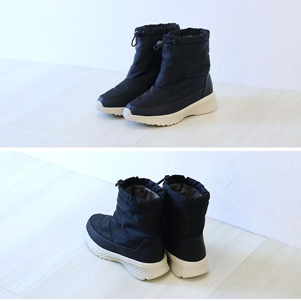 ショートブーツ 中綿 ボア ファー あったか 軽量 クロールバリエ 3E 幅広 甲高 外反母趾 洗える シンプル 旅行 No.178286 セール ※交換返品不可 | COULEUR VARIE | 02