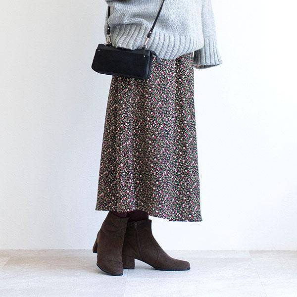 ショートブーツ レディース クロールバリエ 日本製 ラウンドトゥ チャンキーヒール あたたかい 通気性 抗菌防臭 保温 229281 セール ※交換返品不可 | COULEUR VARIE | 03