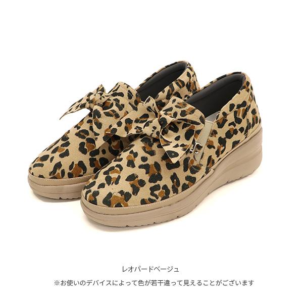 スリッポン レディース リボン 幅広 甲高 甲深 外反母趾 内反小趾 3e 3E 靴 洗える フラット クロールバリエ No.235252 SALE セール ※交換返品不可 | COULEUR VARIE | 07