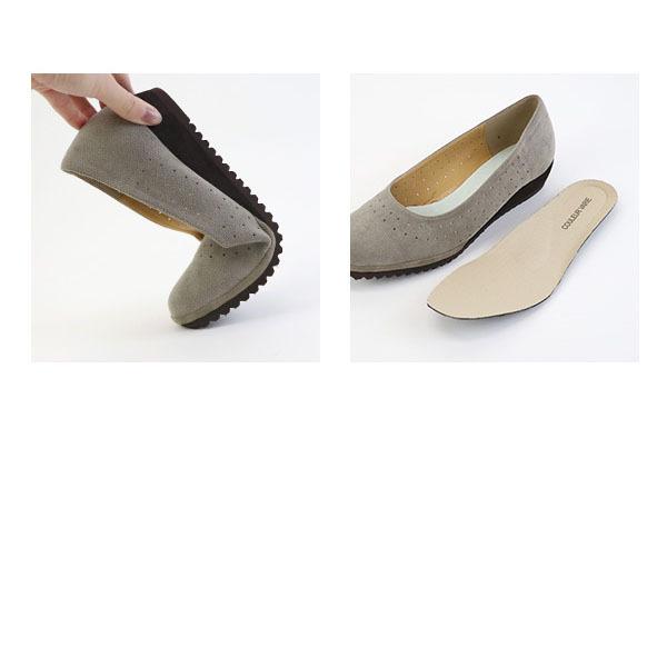 パンプス 3E 痛くない 柔らかい パンチング ローヒール 幅広 甲高 甲深 外反母趾 軽い 軽量 クロールバリエ No.274230 SALE セール ※交換返品不可 | COULEUR VARIE | 08