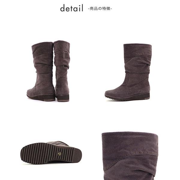 ハーフブーツ 軽量 3E 幅広 甲高 甲深 外反母趾 内反小趾 歩きやすい 柔らかい 大きいサイズ 274282 クロールバリエ セール ※交換返品不可 | COULEUR VARIE | 10