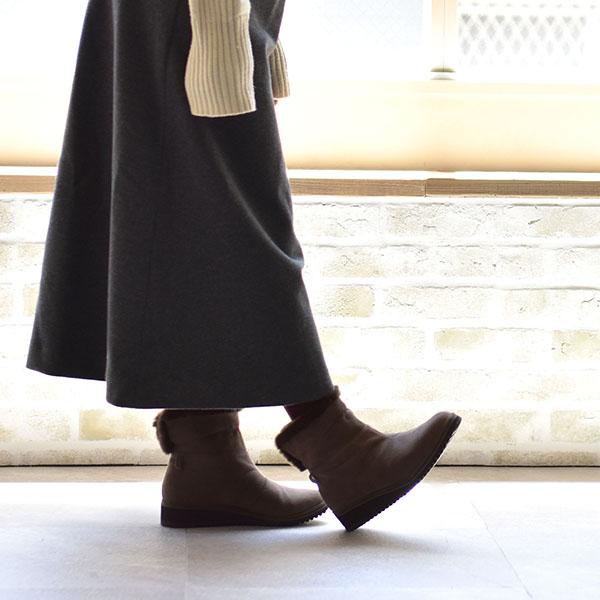 ショートブーツ 軽量 3WAY 内ボア ファー リボン 暖かい 軽い 3E 外反母趾 幅広 甲高 No.274283 クロールバリエ セール ※交換返品不可 | COULEUR VARIE | 02