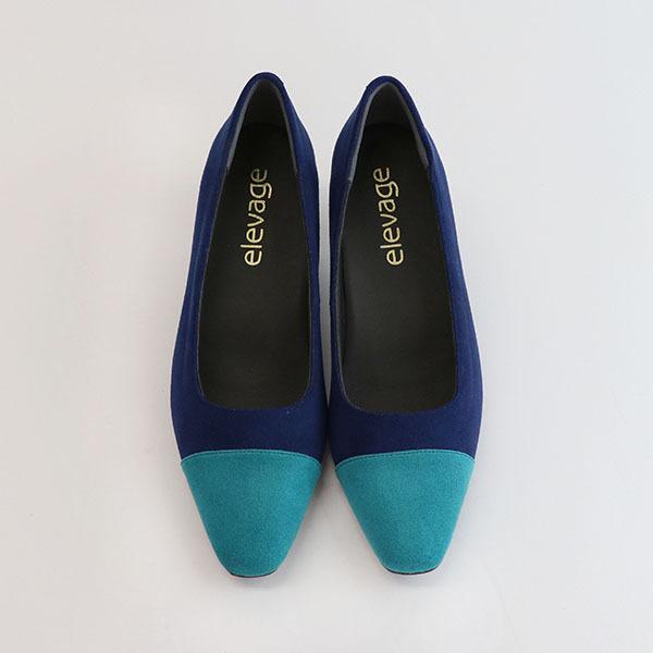 パンプス elevage エルバージュ スクエアトゥ 3E 洗える ノンストレス 再生素材 エコレザー 痛くない ブランド 外反母趾 ヒール 幅広 274501※返品・交換不可 |  | 05