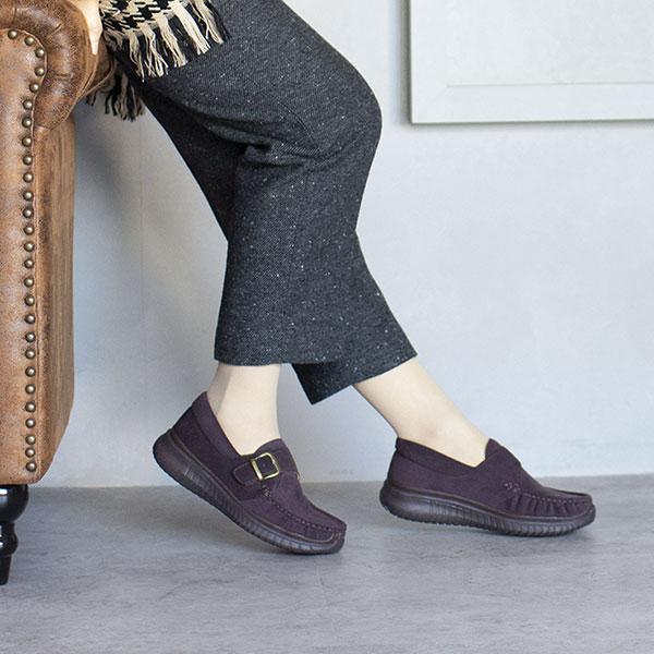 スリッポン モンクストラップ 甲高 幅広 軽い 柔らかい ゆったり 外反母趾 内反小趾 ワイズ 3e 3E  靴 洗える 278281 クロールバリエ※返品・交換不可 | COULEUR VARIE | 01