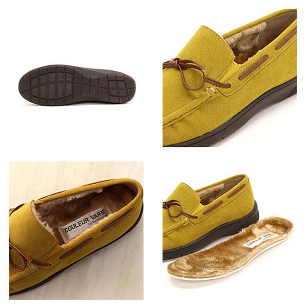 モカシン レディース 3E 内ボア 幅広 甲高 3E 外反母趾 内反小趾 カジュアル リボン 痛くない ローヒール 278282 クロールバリエ セール ※交換返品不可 | COULEUR VARIE | 12