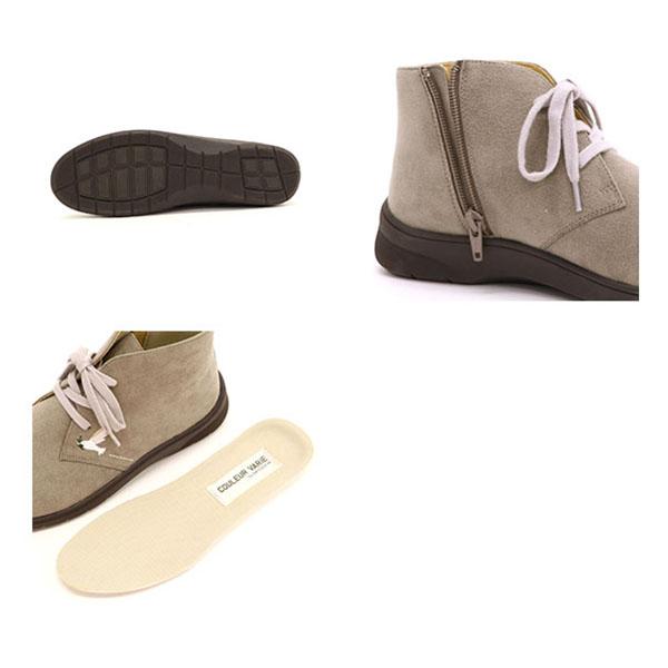 ショートブーツ レディース 3E 刺繍 外反母趾 甲高 幅広 大きいサイズ 小さいサイズ 軽い 柔らかい 靴 278283 クロールバリエ セール ※交換返品不可 | COULEUR VARIE | 13