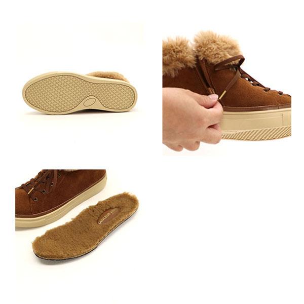 スニーカー ハイカット ファー 3E 幅広 甲高 外反母趾 内反小趾 ファスナー 痛くない 柔らかい 洗える 278284 クロールバリエ セール ※交換返品不可 | COULEUR VARIE | 13