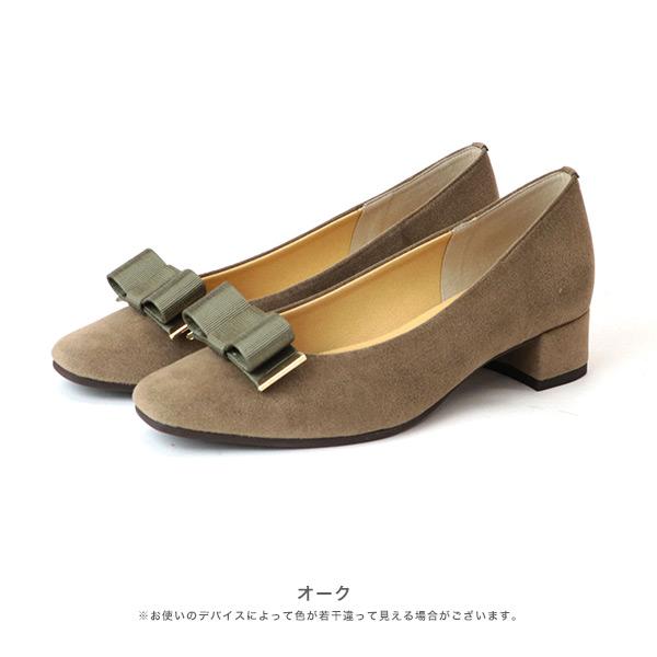 リボン パンプス 2way 取り外し チャンキーヒール レディース 痛くない 楽 クロールバリエ No.329281 ※SALE セール 交換返品不可 | COULEUR VARIE | 14