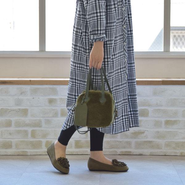 フラワー ローヒール フラット モカシン 痛くない 楽 歩きやすい 履きやすい おしゃれ ふわふわ 花 軽い クロールバリエ No.351281 セール ※交換返品不可 | COULEUR VARIE | 05