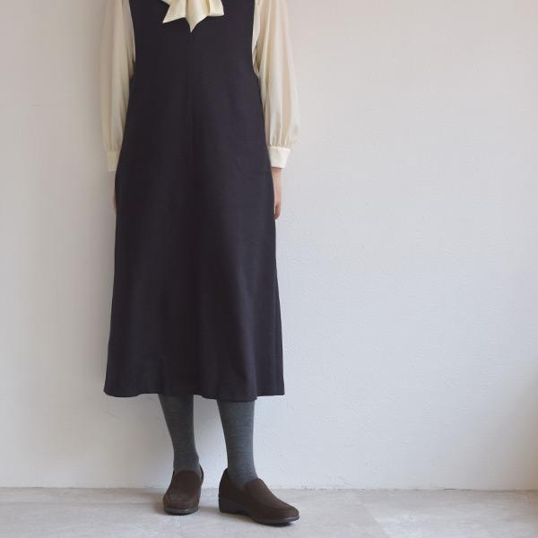 スリッポン レディース 靴 3e 3E 外反母趾 内反小趾 優しい 幅広 甲高 無地 スエード 軽い 社内 オフィス 通勤 冠婚葬祭 No.374284 クロールバリエ | COULEUR VARIE | 02