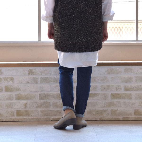 スリッポン レディース 靴 3e 3E 外反母趾 内反小趾 優しい 幅広 甲高 無地 スエード 軽い 社内 オフィス 通勤 冠婚葬祭 No.374284 クロールバリエ | COULEUR VARIE | 05