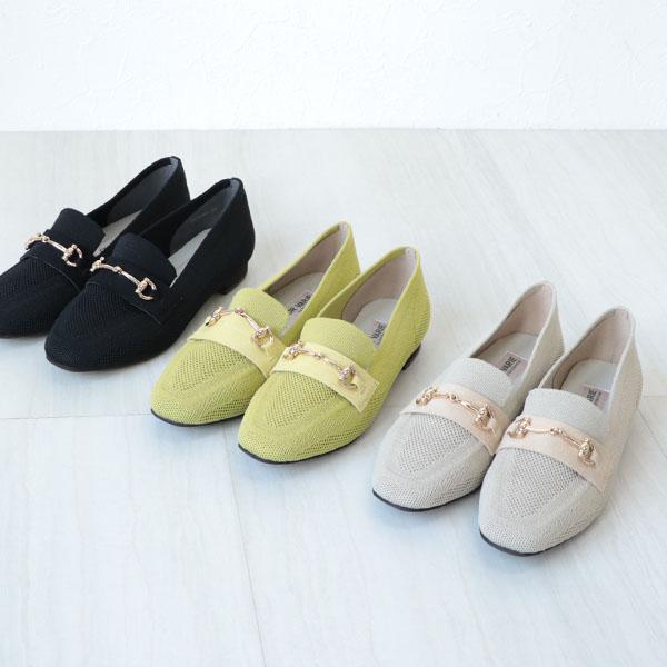 ニット ローファー レディース 外反母趾 内反小趾 幅広 甲高 甲深 3E 楽 疲れない オフィス 旅行 クロールバリエ No.378231 セール ※交換返品不可 | COULEUR VARIE | 05