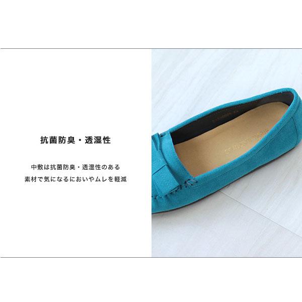 【洗える靴】モカシン レディース リボン 幅広 甲高 大きいサイズ  内反小趾 ゆったり 幅広 3E 楽 疲れない ローヒール クロールバリエ 378233※返品・交換不可 | COULEUR VARIE | 09