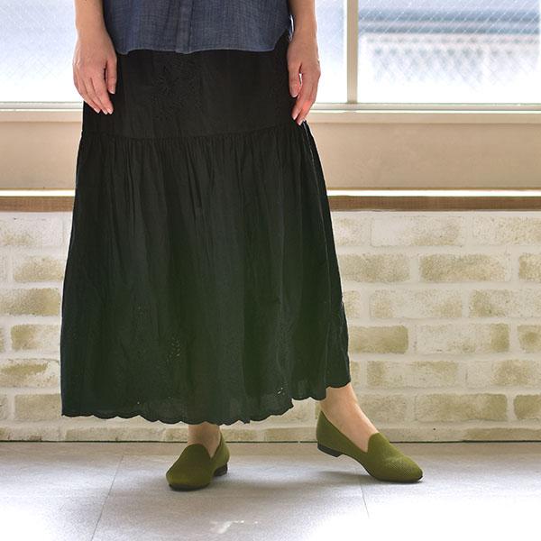 洗える靴 ことりっぷコラボ オペラシューズ フラット ニット 痛くない 楽 3E 幅広 ローヒール 甲高 甲深 クロールバリエ No.378235 セール ※交換返品不可 | COULEUR VARIE | 02