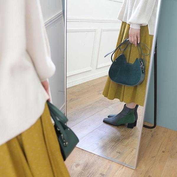 ショートブーツ シューズ 猫 ネコ 旅行 痛くない チャンキーヒール 楽 S M L カラフル トリオカラー 春 秋 冬 カジュアル きれいめ クロールバリエ No.411250 | COULEUR VARIE | 05