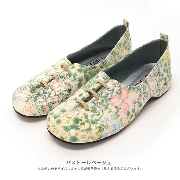 オブリークトゥ レースアップ スリッポン つま先 ゆったり 痛くない 3E 3e幅 ゆったり ローヒール レディース カジュアル ブランド 幅広 甲高 外反母趾 内反小趾 | COULEUR VARIE | 11