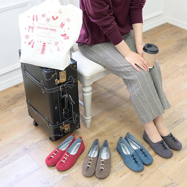 オブリークトゥ レースアップ スリッポン つま先ゆったり 痛くない 3E 3e幅 カジュアル 幅広 甲高 外反母趾 内反小趾 シンプル No.429232c クロールバリエ | COULEUR VARIE | 07