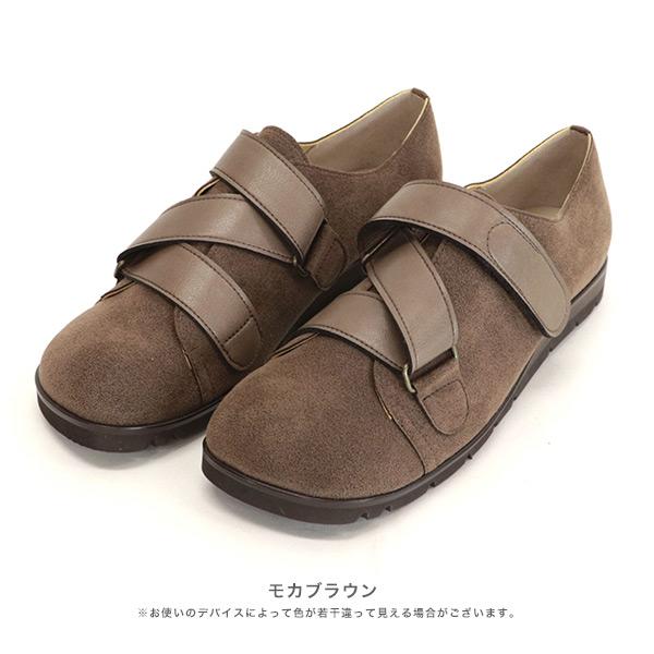 スニーカー ストラップ 甲高 幅広 外反母趾 レディース 3e 楽 疲れない 旅行 クロールバリエ No.429283 SALE セール※交換返品不可 | COULEUR VARIE | 12