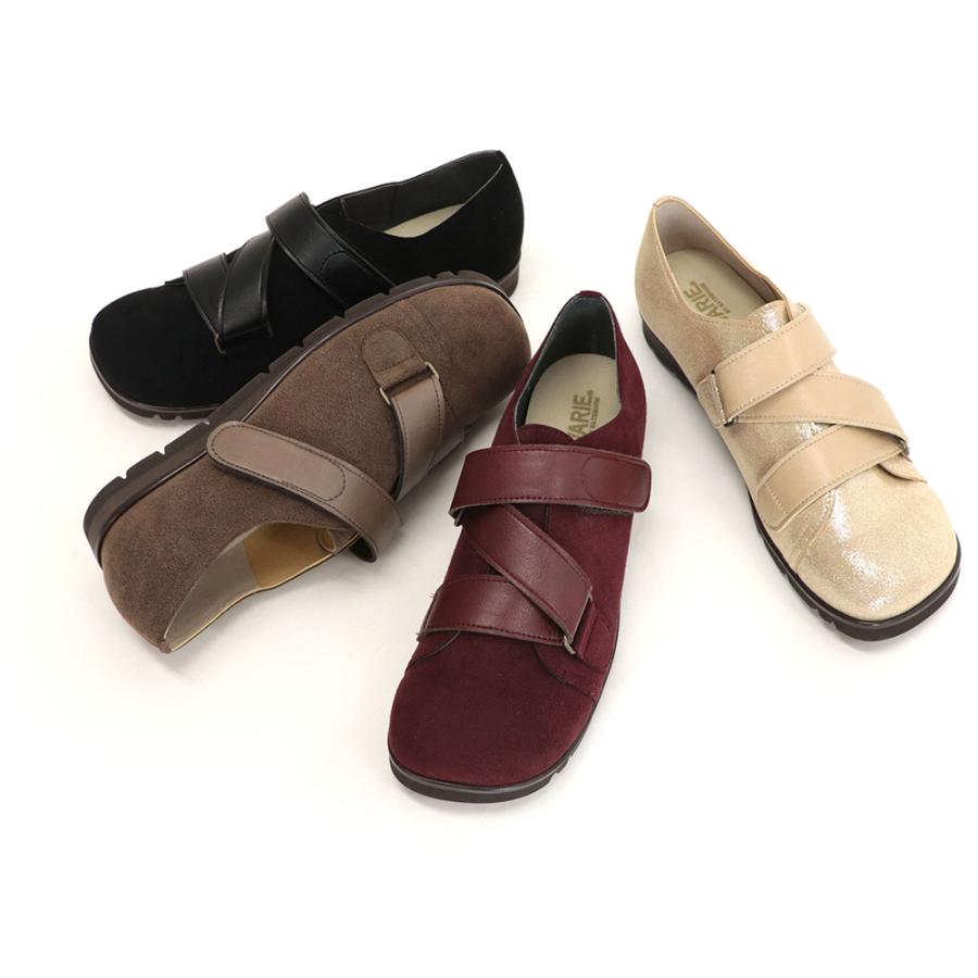 スニーカー ストラップ 甲高 幅広 外反母趾 レディース 3e 楽 疲れない 旅行 クロールバリエ No.429283 SALE セール※交換返品不可 | COULEUR VARIE | 05