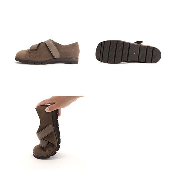 スニーカー ストラップ 甲高 幅広 外反母趾 レディース 3e 楽 疲れない 旅行 クロールバリエ No.429283 SALE セール※交換返品不可 | COULEUR VARIE | 09