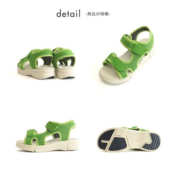 【洗える靴】サンダル スポーツサンダル 3E ゆったり 幅広 甲高 外反母趾 防臭 痛くない 疲れない  履きやすい クロールバリエ No.435202※返品・交換不可 |  | 10