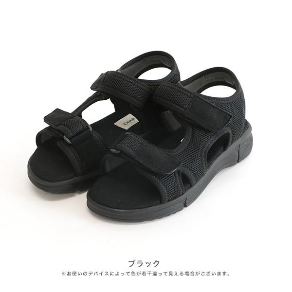 【洗える靴】サンダル スポーツサンダル 3E ゆったり 幅広 甲高 外反母趾 防臭 痛くない 疲れない  履きやすい クロールバリエ No.435202※返品・交換不可 |  | 12