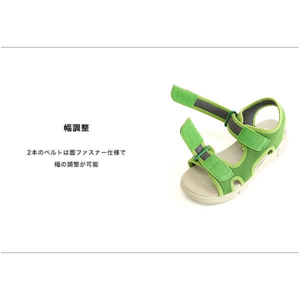 【洗える靴】サンダル スポーツサンダル 3E ゆったり 幅広 甲高 外反母趾 防臭 痛くない 疲れない  履きやすい クロールバリエ No.435202※返品・交換不可 |  | 07