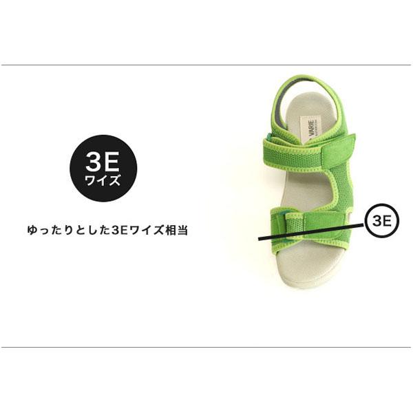 【洗える靴】サンダル スポーツサンダル 3E ゆったり 幅広 甲高 外反母趾 防臭 痛くない 疲れない  履きやすい クロールバリエ No.435202※返品・交換不可 |  | 08