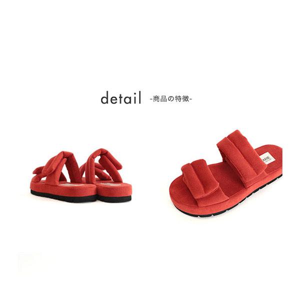 【洗える靴】ダブルベルトミュール サンダル パフベルト レディース 厚底 幅広 甲高 外反母趾 優しい   クロールバリエ No.435203※返品・交換不可 | COULEUR VARIE | 14