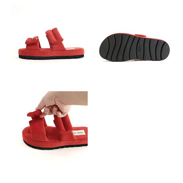 【洗える靴】ダブルベルトミュール サンダル パフベルト レディース 厚底 幅広 甲高 外反母趾 優しい   クロールバリエ No.435203※返品・交換不可 | COULEUR VARIE | 15