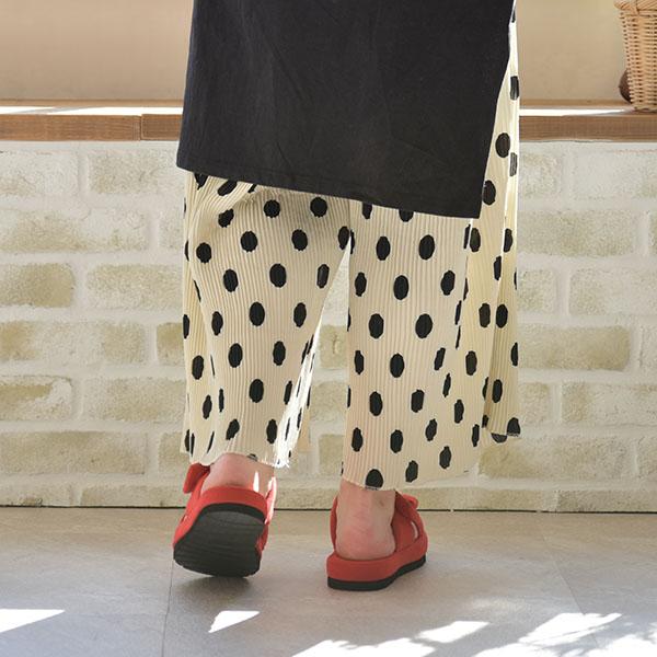 【洗える靴】ダブルベルトミュール サンダル パフベルト レディース 厚底 幅広 甲高 外反母趾 優しい   クロールバリエ No.435203※返品・交換不可 | COULEUR VARIE | 03