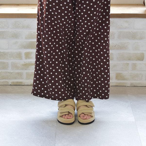 【洗える靴】ダブルベルトミュール サンダル パフベルト レディース 厚底 幅広 甲高 外反母趾 優しい   クロールバリエ No.435203※返品・交換不可 | COULEUR VARIE | 07