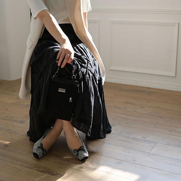 バレエシューズ パンプス スクエアトゥ リボン 幅広 甲高 3E 外反母趾 軽い No.444230C クロールバリエ SALE セール※交換返品不可 | COULEUR VARIE | 05