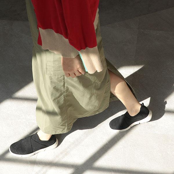 レイン スニーカー ニットスニーカー スリッポン レディース 柔らかい 軽い 3E幅 幅広 甲高 甲深 外反母趾 内反小趾 撥水 オールウェザー バスルーム No.454101 | COULEUR VARIE | 06