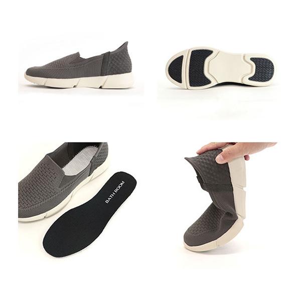 レイン スニーカー ニットスニーカー スリッポン レディース 軽い 3E幅 幅広 甲高 甲深 外反母趾 内反小趾 撥水 オールウェザースニーカー バスルーム No.454180 | COULEUR VARIE | 10