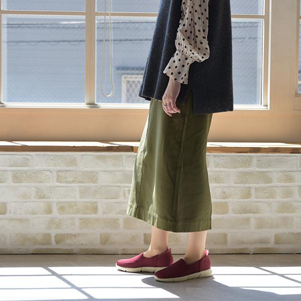 レイン スニーカー ニットスニーカー スリッポン レディース 軽い 3E幅 幅広 甲高 甲深 外反母趾 内反小趾 撥水 オールウェザースニーカー バスルーム No.454180 | COULEUR VARIE | 11